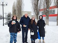 Отряд «Юный друг полиции» присоединился к акции «Ленточка Ленинградской победы»