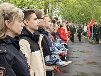 В преддверии празднования Дня Победы в селе Елховка прошел торжественный митинг