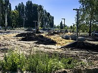 Территория Каскада постепенно приобретает облик приятного места для прогулок и отдыха