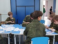 Курсанты лагеря «Щит Отечества» принимают участие в творческих мастер-классах