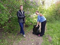 Девятиклассники присоединились к Весенней неделе добра