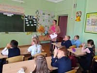 Литературный утренник  "Великий мастер слова"  прошел для учеников младших классов  