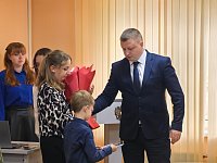 Глава городского округа вручил орден Мужества вдове героя СВО