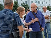 На встрече с жителями обсудили ремонт тротуаров