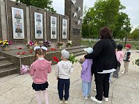 Дошколята почтили память героев войны