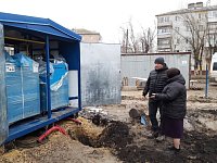 Глава городского округа проконтролировала, как идет строительство "Ледовой арены"