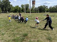 Для воспитанников пришкольной площадки прошёл патриотический квест