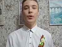 Учащиеся второй школы присоединились к флешмобу «Живое слово о войне»