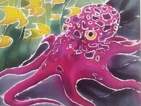 Юные художники организовали выставку своих работ, посвященных подводному миру