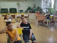 На пришкольной площадке «Радуга» прошла патриотическая беседа 