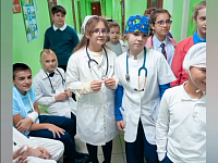 Ученики пятого класса побывали на профориентационной экскурсии в медсанчасти