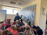 На экскурсии дошколята смогли узнать о непростой и важной работе пожарного