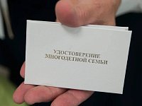 В Саратовской области изменился срок выдачи удостоверений многодетной семьи нового образца