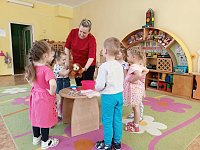 С малышами обсудили, как важна забота и внимание к братьям нашим меньшим