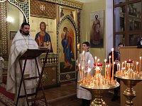 Светлый праздник Рождества Христова встретили в Храме Веры, Надежды, Любови и матери их Софии