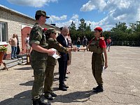 Состоялось торжественное закрытие военно-спортивного лагеря "Щит Отечества"