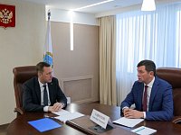 Губернатор провел встречу с министром-председателем комитета охотничьего хозяйства и рыболовства области