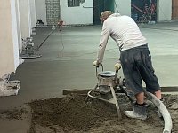 В школьном спортзале продолжается ремонт 