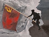 В Детской школе искусств прошла выставка, посвящённая Дню Победы