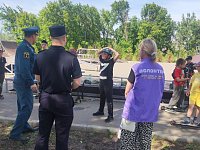 На территории скейт-парка прошел профилактический рейд