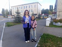 Волонтеры провели акцию "Добрый поступок"