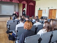 Школьники присоединились к информационной акции «Вместе против террора»