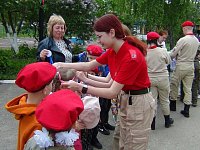 У дошколят прошла военно-патриотическая игра «Зарница»