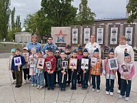 Дошколята приняли участие в акции «Помним-гордимся!»