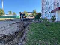 На Ленинской приступили к ремонту дворов