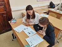 Учащиеся третьей школы приняли участие в Диктанте Победы