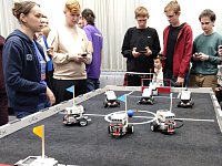 Команда «NXT» школы №2 им. В.А. Коновалова – серебряные призёры Чемпионата по робо-футболу!
