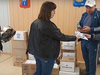 Очередная партия гуманитарных посылок отправлена нашим бойцам за ленточку