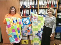 Светловцы передали "Одеяла доброты"