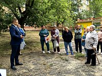 Глава городского округа Сергей Баталов пообщался с жителями многоквартирных домов