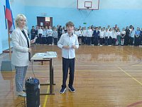 Школьникам Светлого вручили знаки отличия ВФСК «ГТО»