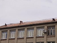 Ремонт школьной кровли - в объективе внимания группы общественного контроля 