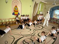 В детском саду прошли «Космические старты» 