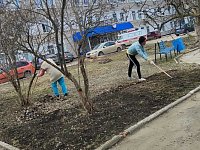 Работники светловской МСЧ включились в работы по благоустройству