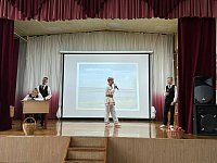 Школьники представили театрализованную постановку "Наш Сергей Есенин"