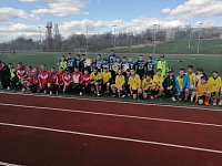 На стадионе Светлого прошли первые в этом году игры на футбольном поле