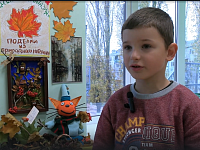 Видеорепортаж: Дошколята рассказывают о своих поделках